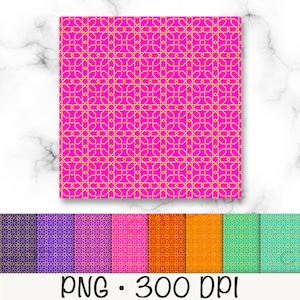 Fond d'écran numérique méditerranéen, PNG, islamique, arabe, marocain, coloré, téléchargement numérique