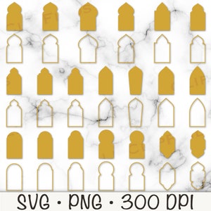 Bordure méditerranéenne cadres SVG, contour, cadres arabes, cadres marocains, bordures de cadres islamiques, formes musulmanes PNG, téléchargement numérique