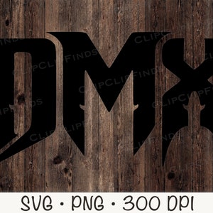 DMX Svg, DMX Png, DMX Vector Cut File, Transparent Background, Instant ...