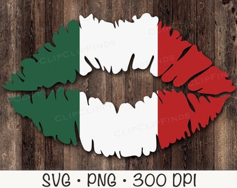 Usta z flagą Meksyku SVG: Plik wektorowy do cięcia, PNG Clipart (pobieranie cyfrowe)
