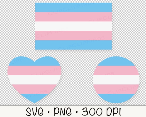 Transgender Flag SVG, Trans Flag, Transgender Pride, Gender