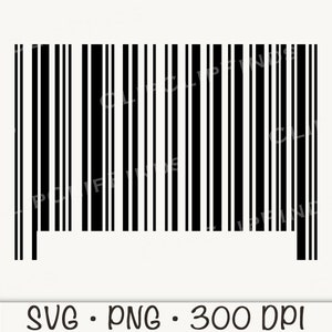 Código de barras SVG, código de barras PNG, leitura de código de barras, sublimação de vetor, código de barras de nome, download digital