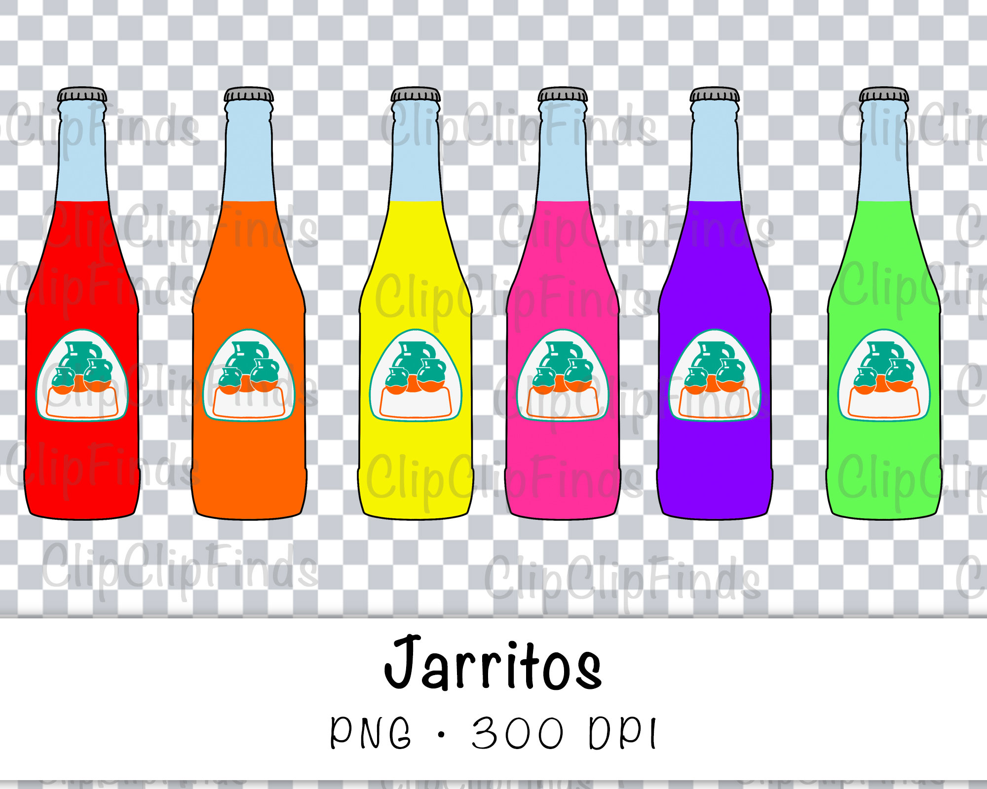 Jarritos Mexican Soda PNG Transparent Background Clip Art | Etsy