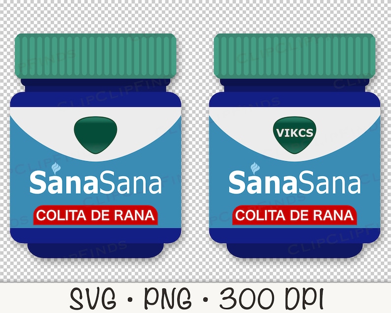 May include: Two blue plastic bottles with green lids and white labels. The labels read "SanaSana Colita de Rana" and feature a green leaf logo. The bottles are for a product called "SanaSana".