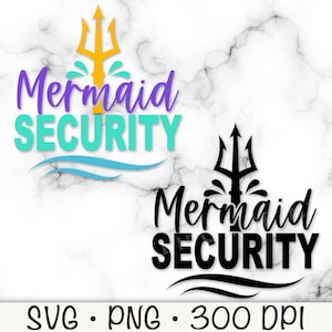 Sécurité sirène PNG, sécurité sirène SVG, fichier vectoriel, sublimation, thème sirène, fichier de conception de T-shirt, mariée, anniversaire, téléchargement numérique
