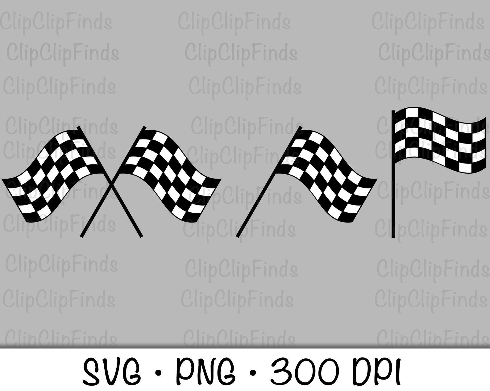Race Car Flag Race Car Flag SVG Crossed Race Car Flag Race Etsy