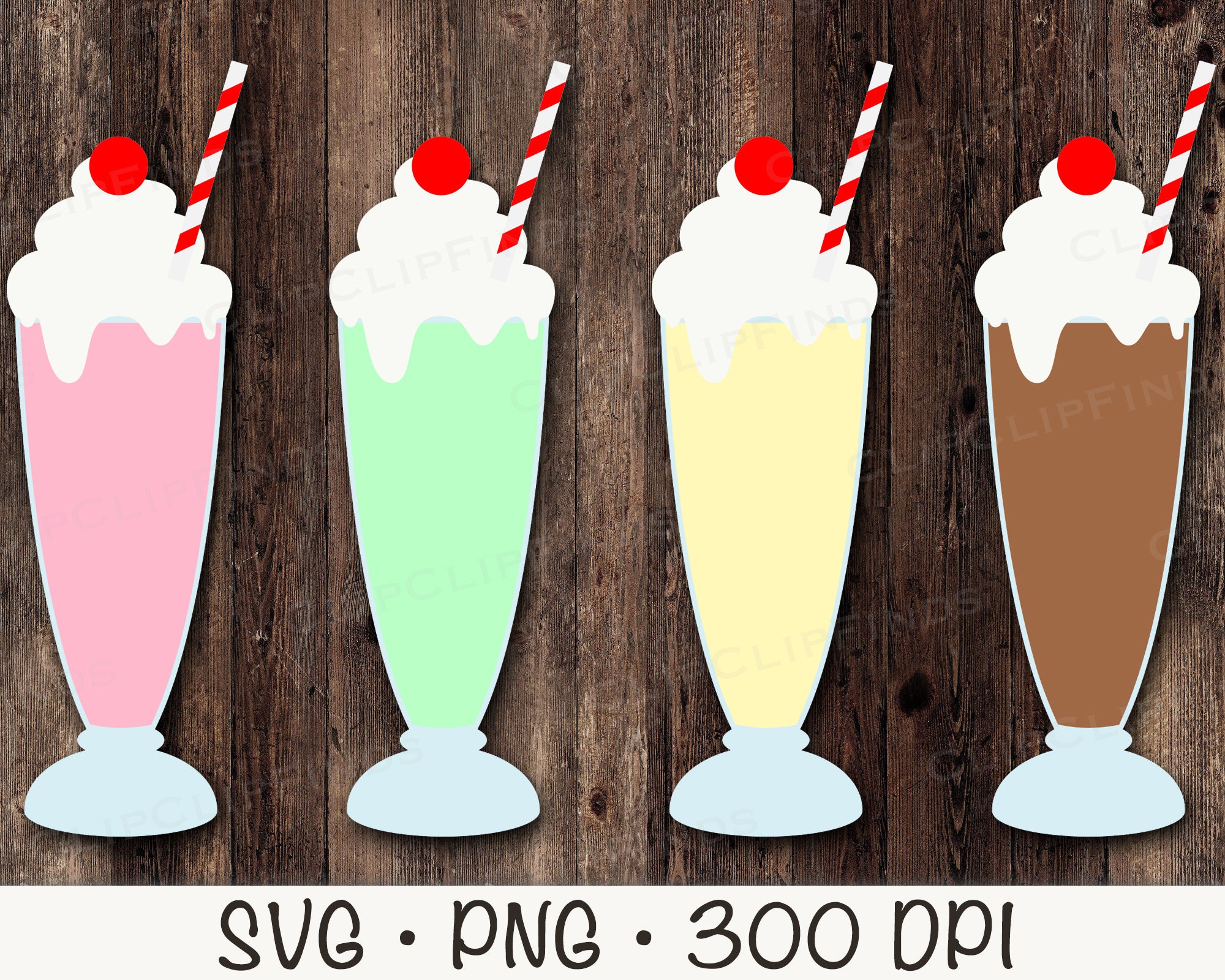 Milkshake SVG Milkshake PNG Milkshake Clip Art Instant Etsy Australia