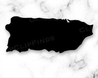 Puerto Rico SVG, Puerto Rico Map SVG, Puerto Rico PNG, Puerto Rico Map Silhouette, Puerto Rico Island, Vector, Boricua, Digital Download