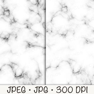 White Marble Digital Wallpaper, Marble Stone Texture, Scrapbook Digital Background Paper, High Resolution, Clean Minimalistic