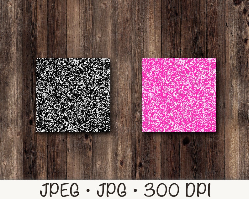 May include: Two digital paper textures, one black and white and one pink with white speckles.