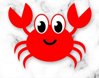 Crab SVG, Crab PNG, Crab Clipart, Cute Crab, Sea Animal, Digital Download File