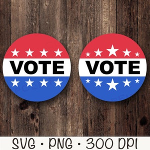 Vote SVG, Vote Circle PNG, Check Mark on Box, Political, Election, Republican, Democrat, Human Rights, Vote Icon Circle, Digital Download