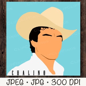 Chalino Sanchez Faceless Zeichnung JPEG JPG Digital File Instant Download