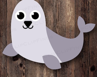 Sea Lion SVG, Sea Lion PNG, Sea Lion Clipart, Seal, Cute Sea Lion, Ocean Animals, Sea Animals, Digital Download File
