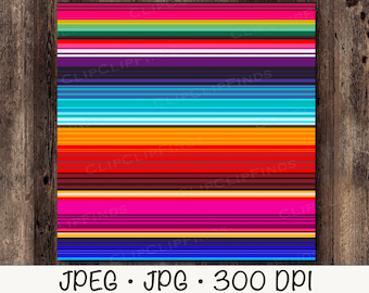 Serape Sublimation Background Hand-Drawn Graphic Design Digital Wallpaper JPEG Instant Download