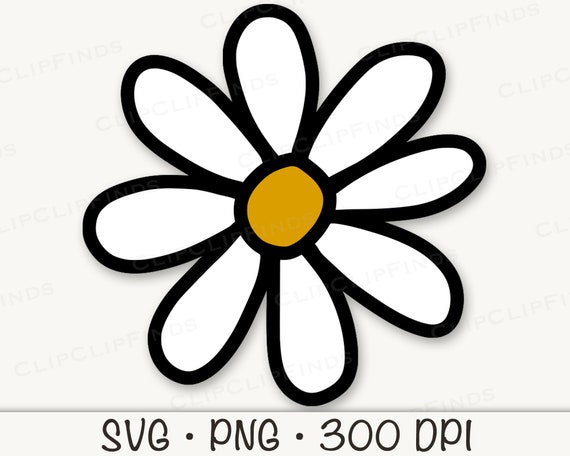 Daisy Flower Clip Art Black White Daisy Flower Clip Art Black White