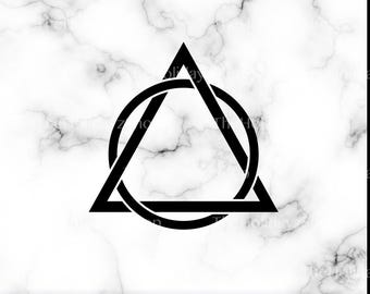 Simbolo di sobrietà SVG, Segno di sobrietà PNG, Cerchio del triangolo di recupero, Vettoriale, Sublimazione, File di design per t-shirt, File di download digitale