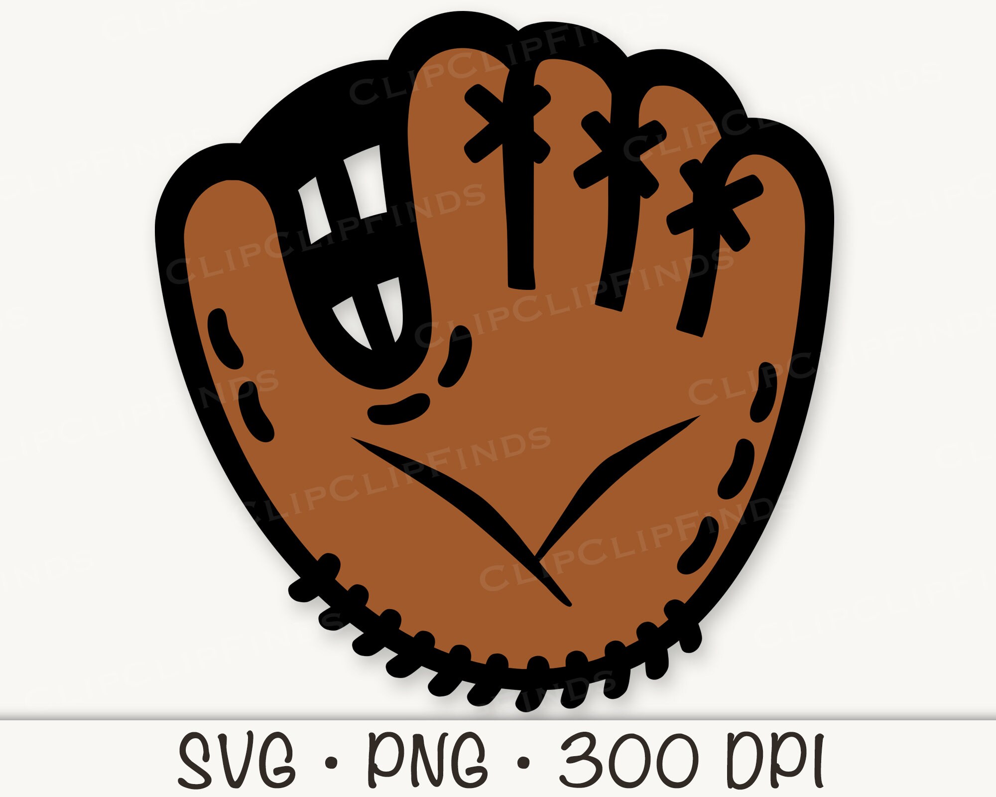 Guante de béisbol / SVG PNG / Descarga digital instantánea Etsy México