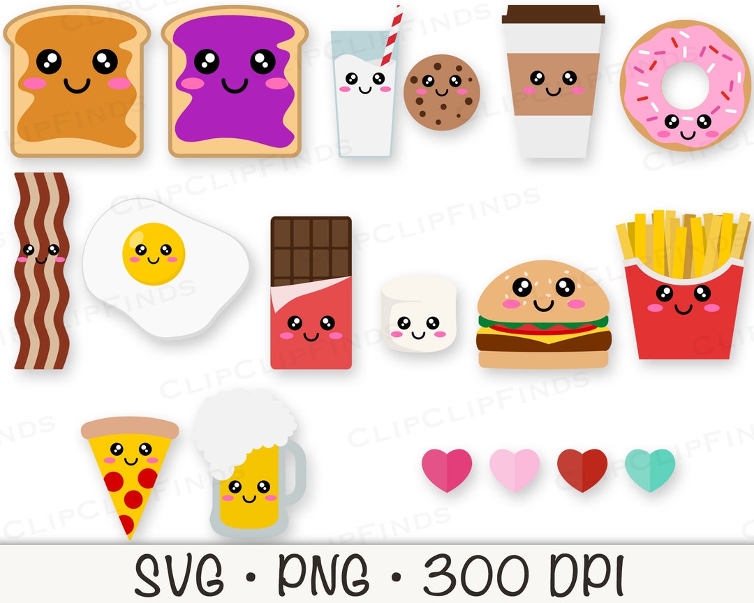 Valentine's Day Food Match, Perfect Pair, Food Couple, Kawaii Food