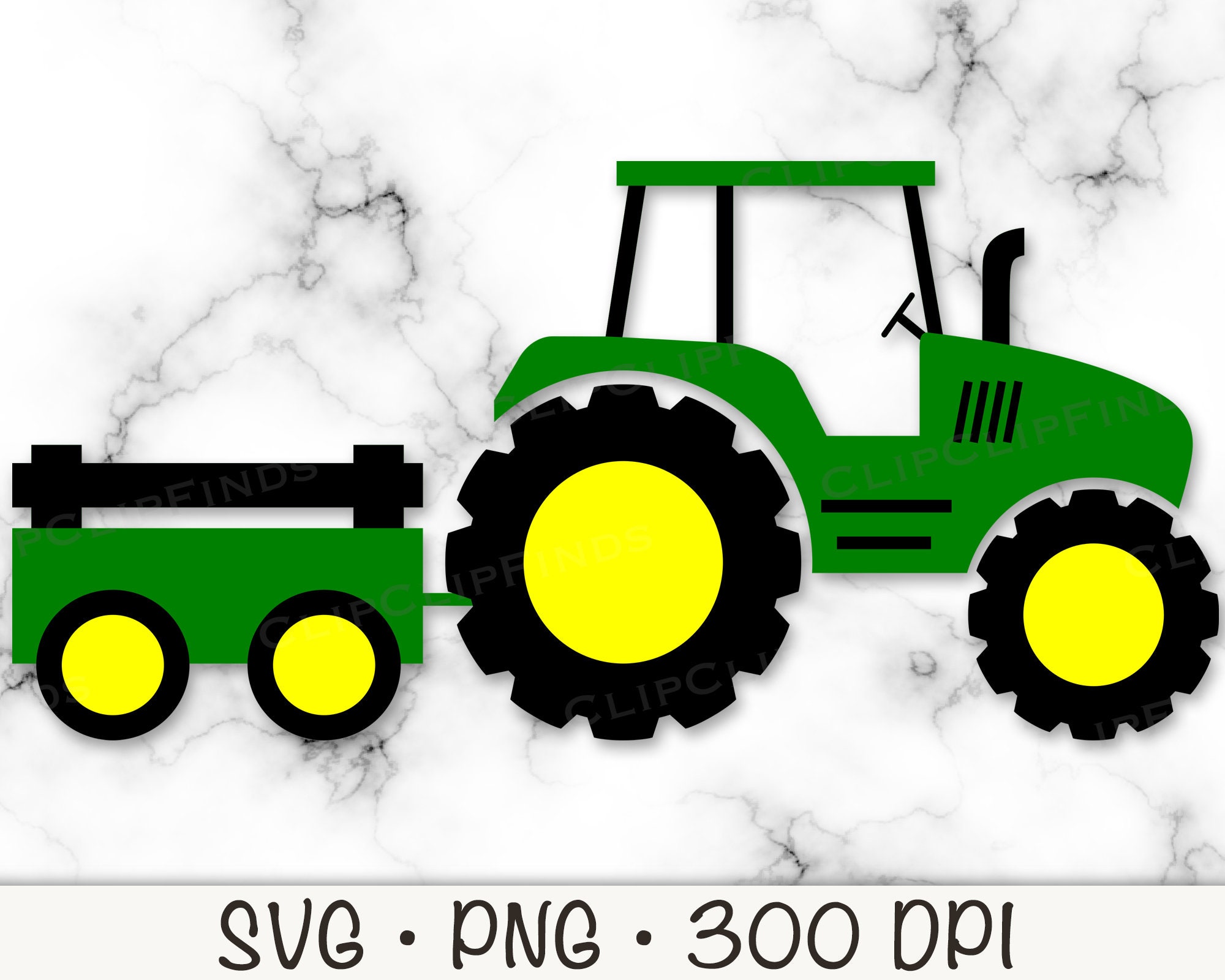 Buy Tractor, Kid's Tractor, Farm Tractor Truck, Wagon, SVG, PNG