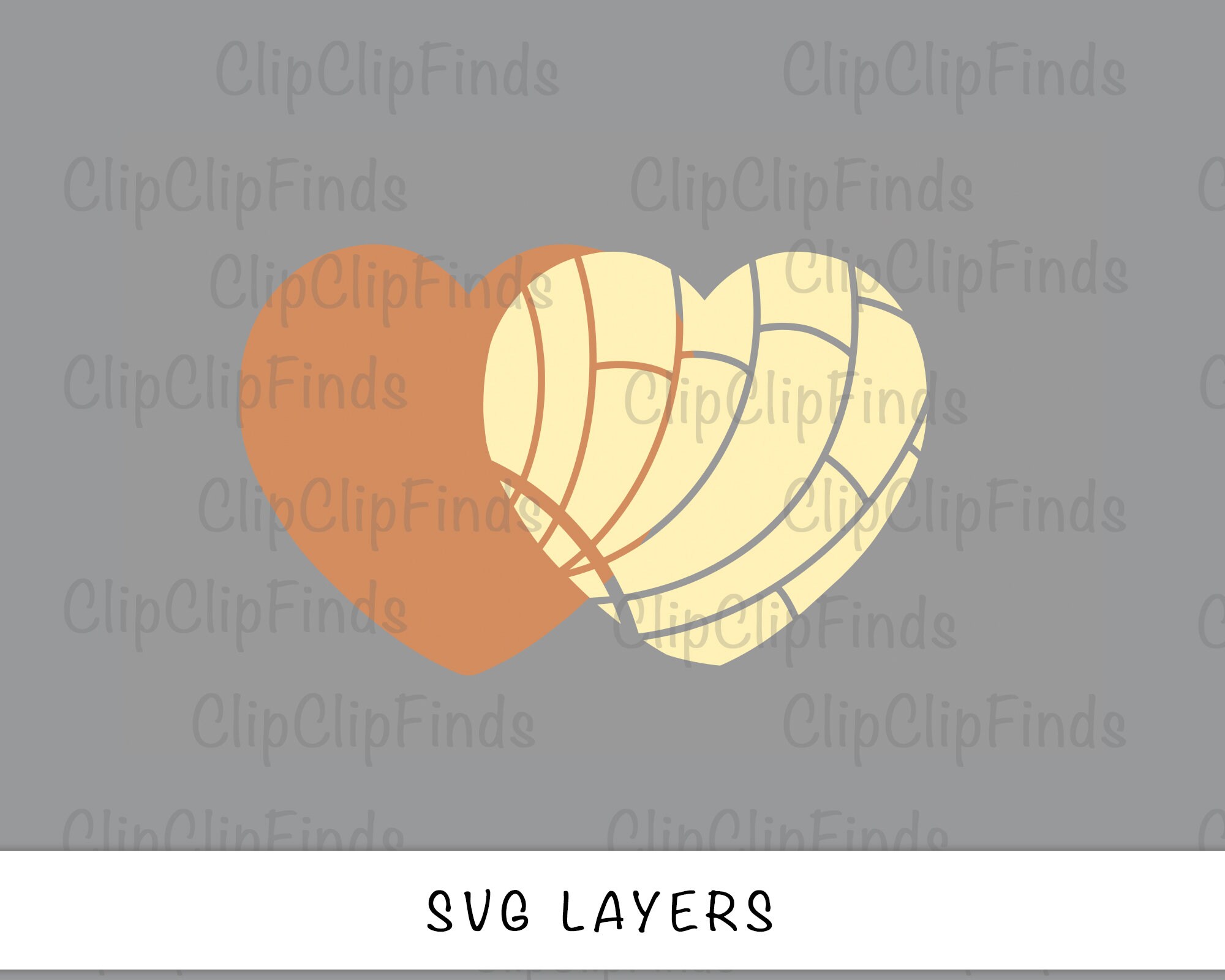 Heart Concha Bread Bundle SVG Vector Cut File and PNG Etsy