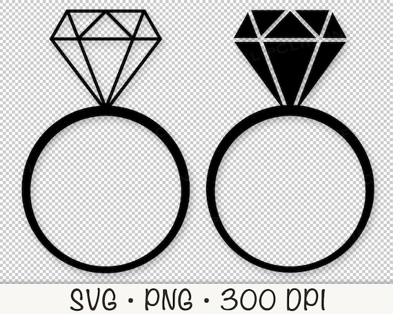 Premium Vector | Diamond engagement ring icon diamond wedding ring