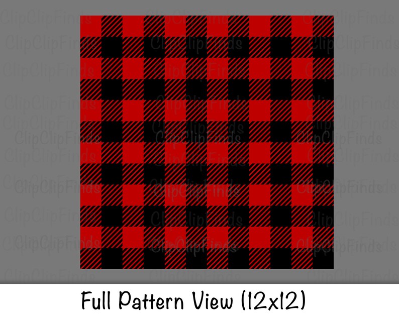 Buffalo Plaid Seamless Pattern Digital Wallpaper, Background, Gingham ...
