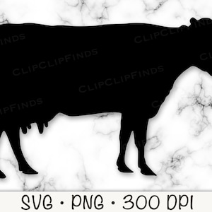 Mucca SVG, Mucca PNG, File di taglio vettoriale, Sagoma di scrofa, Animale da fattoria, Sfondo trasparente, Clip Art, Download digitale istantaneo