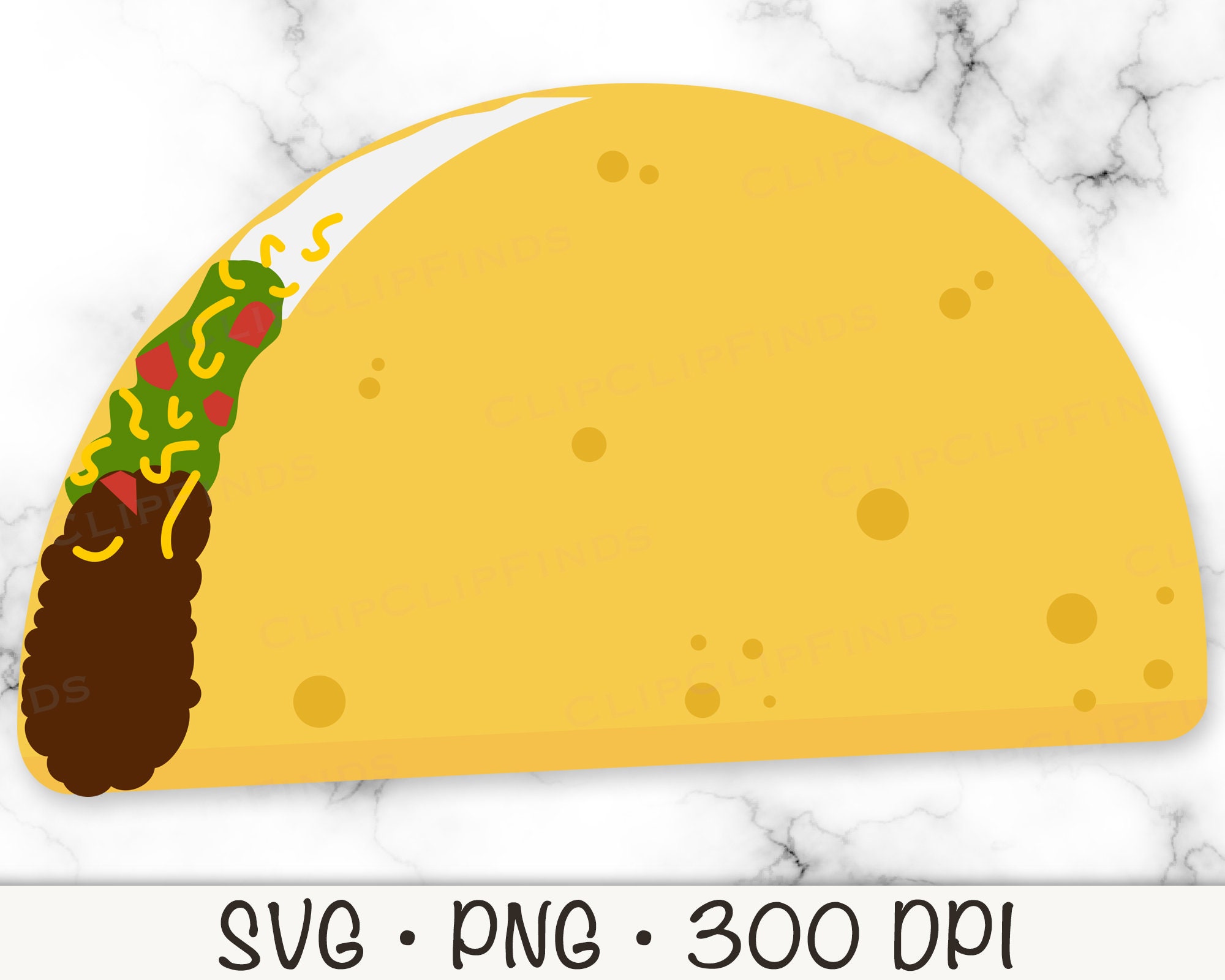 Taco SVG Taco PNG Taco Clipart Mexican Food Instant Etsy Australia