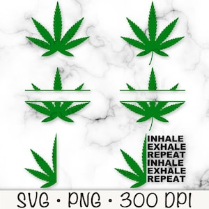 Cannabis SVG, Marihuana, Hierba, Ganga, Porro, Hoja de Cáñamo, 420, Monograma Dividido, PNG, Hierba SVG, Sublimación, Archivo de Camiseta, Marco, Descarga Digital