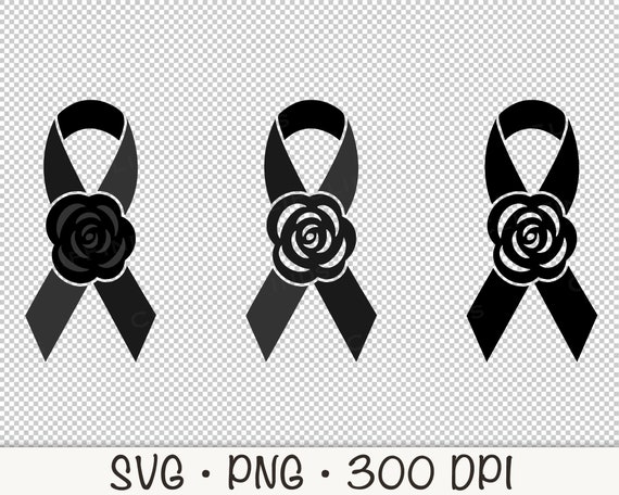 Blank white ribbon template for awareness symbol Vector Image