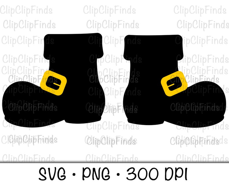 Santa Claus Boots Santa Boots With Buckle St. Nick Boots - Etsy