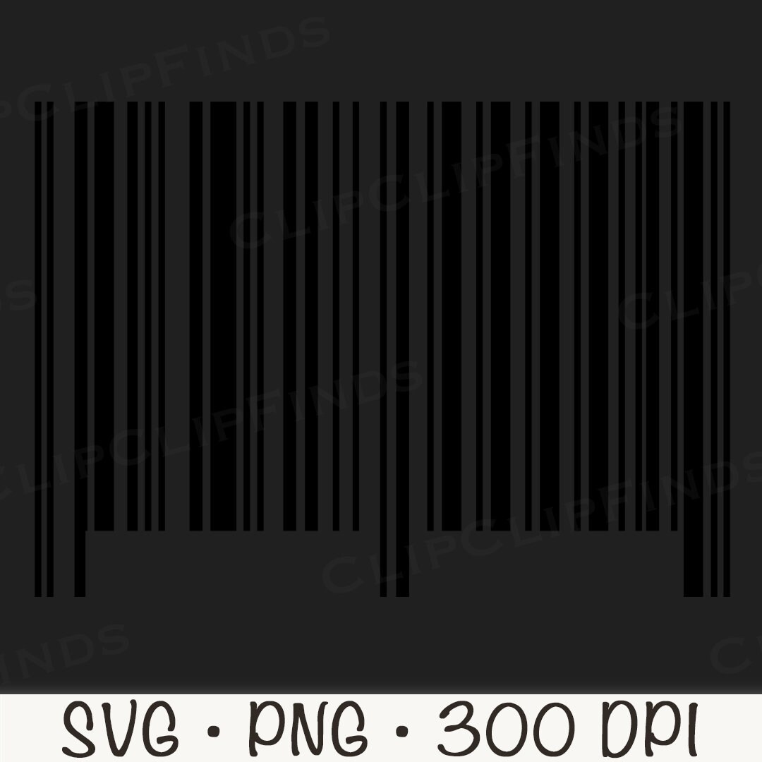 Barcode SVG, Barcode PNG, Barcode Scan, Vector Sublimation, Name