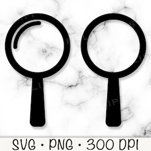 Lupe SVG, Lupe PNG, Lupe Clipart, Lupe Silhouette, digitaler Download