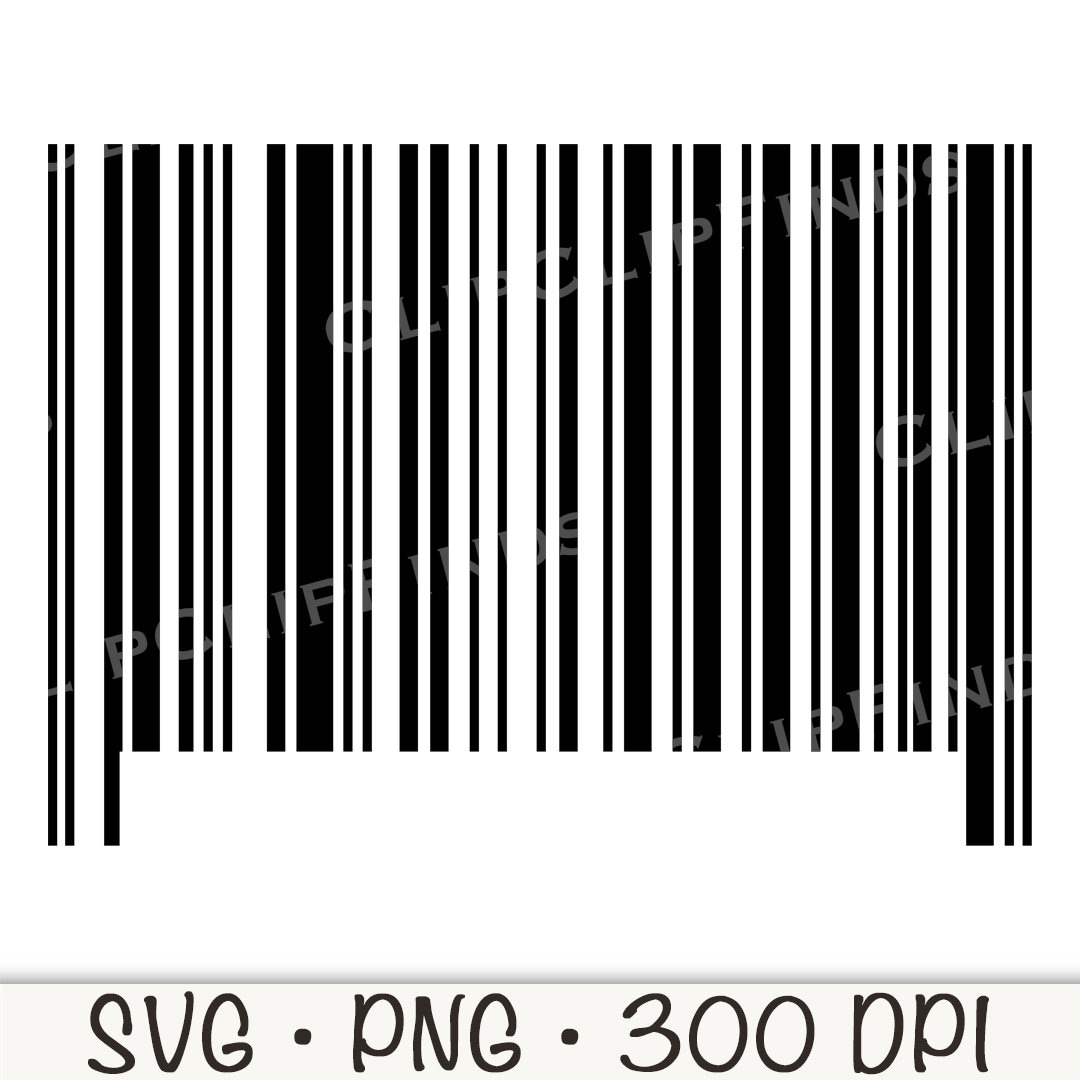 Barcode SVG, Barcode PNG, Barcode Scan, Vector Sublimation, Name