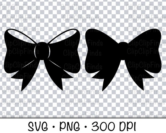 Bow SVG Hair Bow Bow Cutting File Vector and PNG Transparent