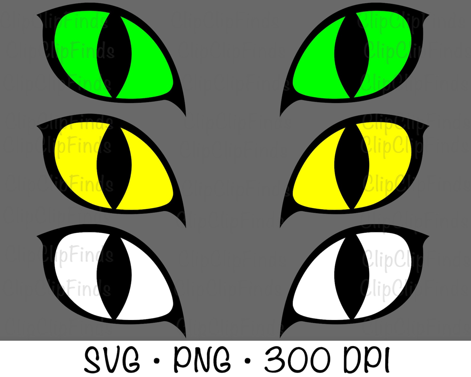 Cat Eyes Green Cat Eyes Yellow Cat Eyes Halloween Spooky Etsy