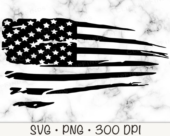 Distressed Black and White American Flag SVG Vector Cut File, PNG  Transparent Background, Sublimation, Instant Digital Download -  Canada