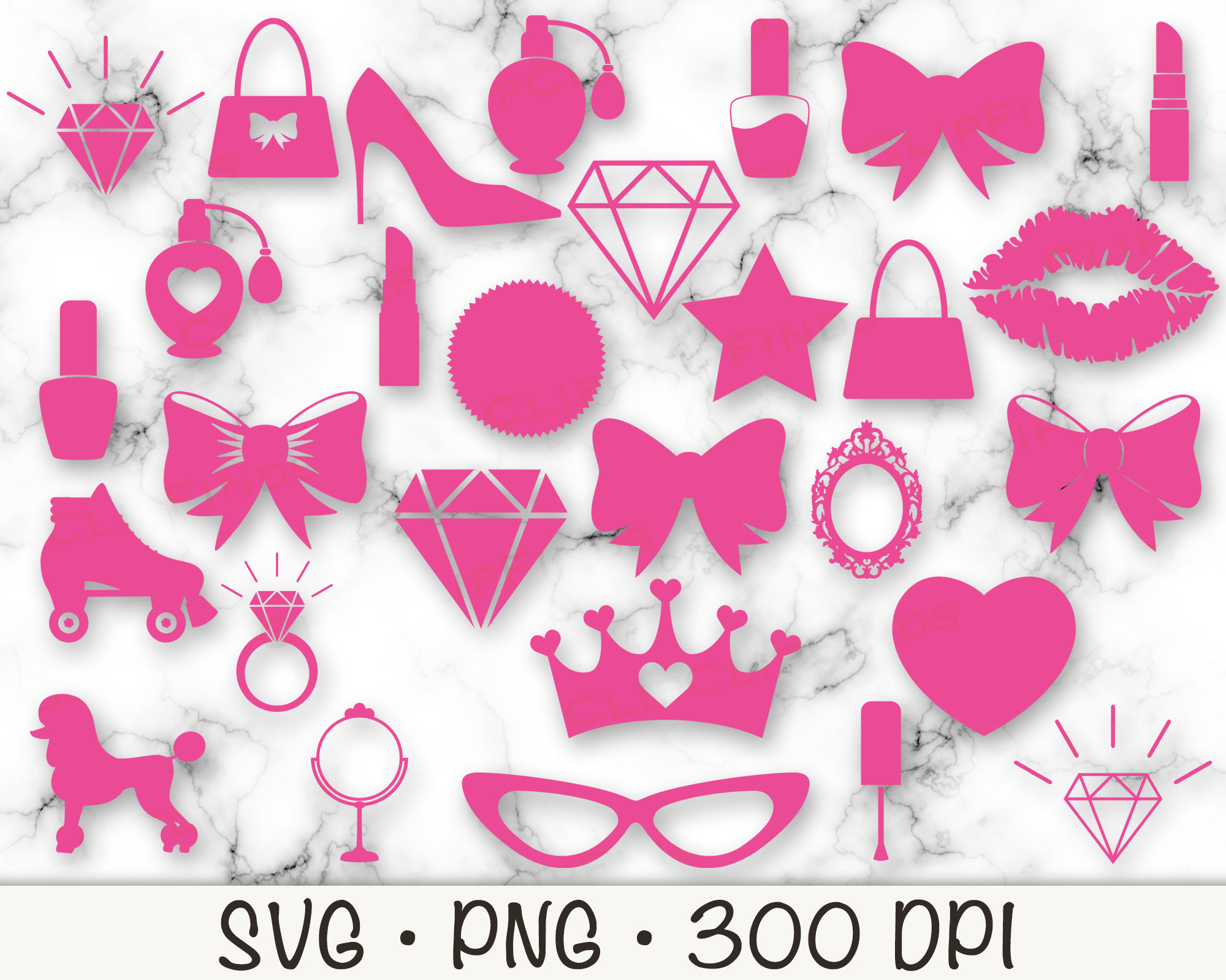 ピンクの人形アイコンクリップアートSVG、プリンセスベイブPNG、レトロ