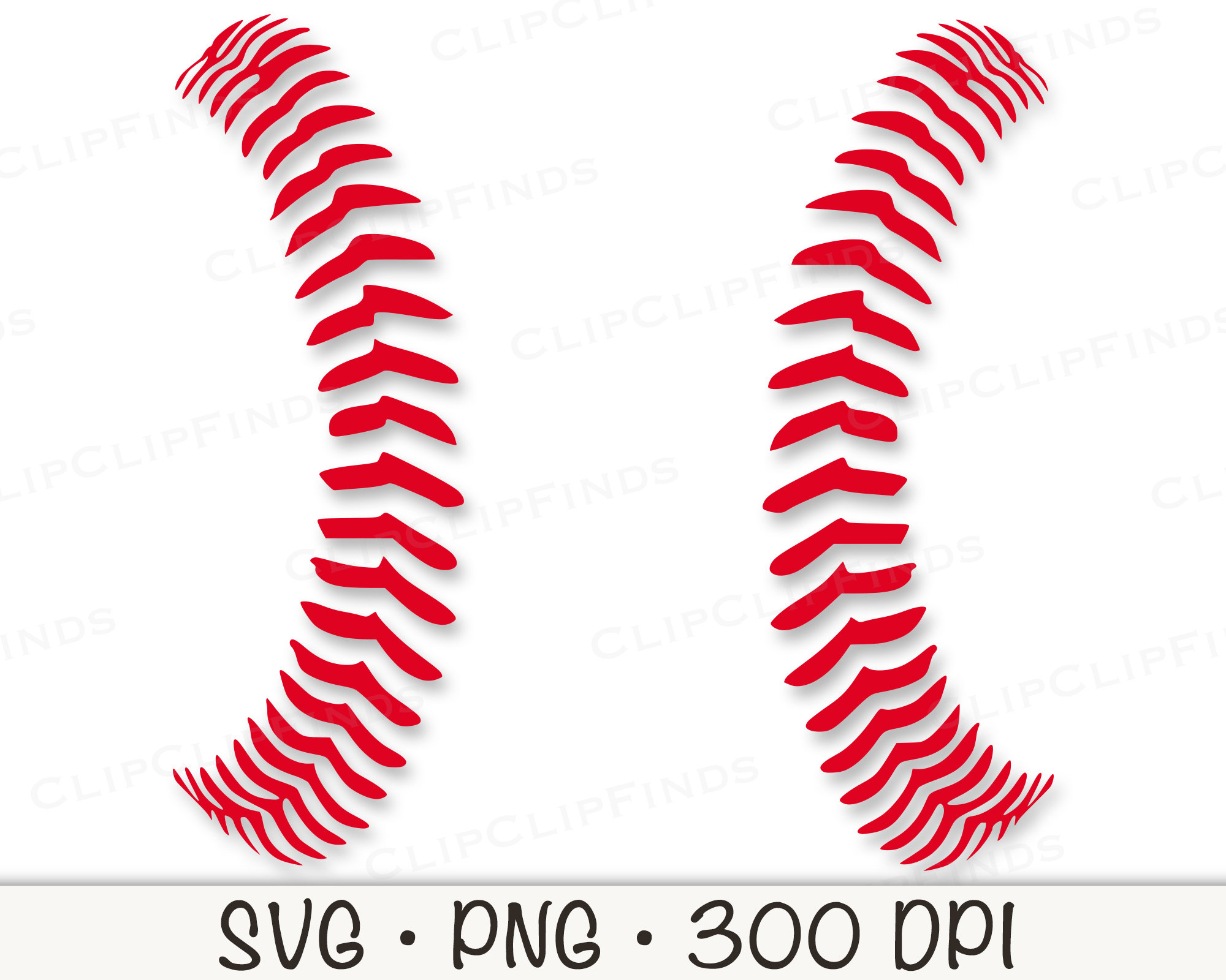 Baseball Stitching SVG Baseball Stitches PNG Transparent Etsy UK