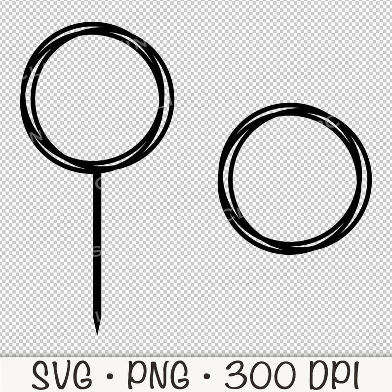 Geometric Circle Cake Topper SVG, Cake Topper PNG, Happy Birthday ...