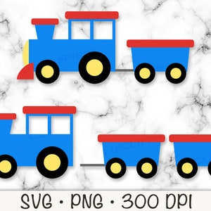Tren SVG, Tren Clipart, Tren PNG, Tren para niños, Tren Choo Choo, Descarga digital instantánea