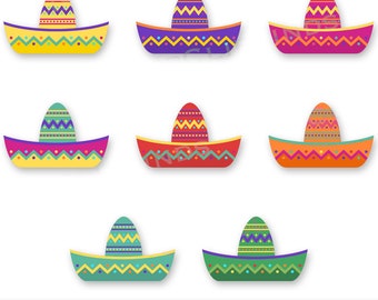 Sombrero mexicain SVG, Clipart sombrero mexicain, Bundle sombrero, Cinco De Mayo PNG, Fiesta, téléchargement numérique