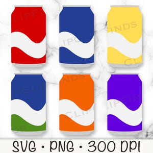 Soda Clipart, Soda PNG, Soda SVG, Soft Drinks, Summer Drink, Soda Pop, Soda Can, Digital Download