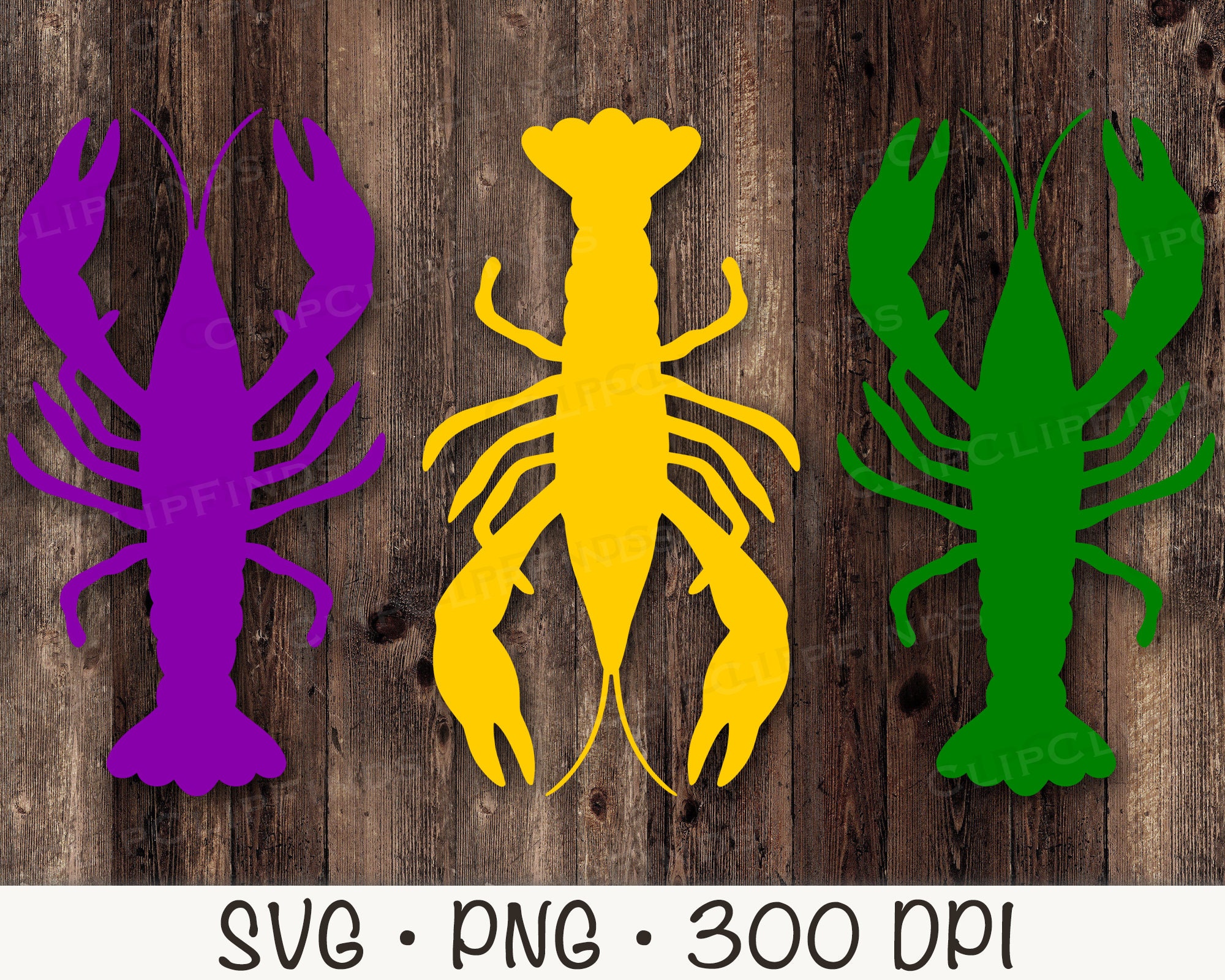 crawfish sack of mardi gras beads