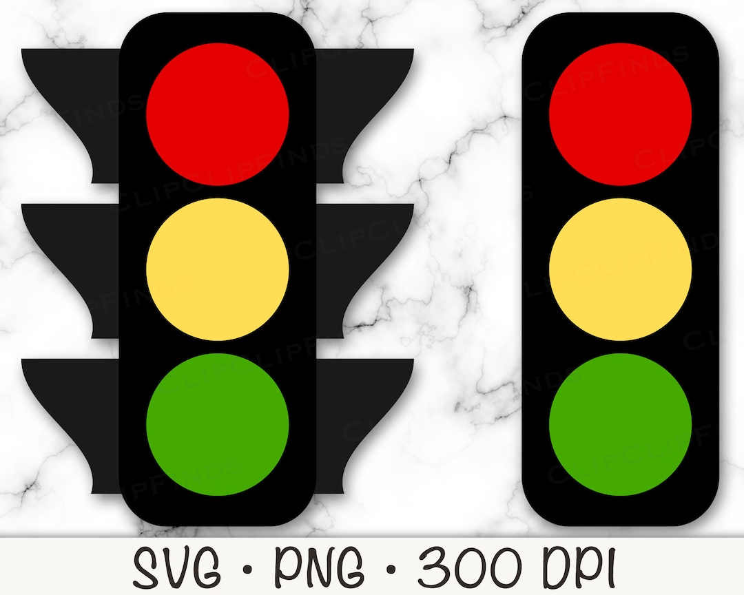 Buy Traffic Light Clipart: SVG, PNG (digital Download) Online in India 