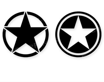 陸軍星、軍星、SVG、PNG、記章、即時デジタルダウンロード - Etsy 日本