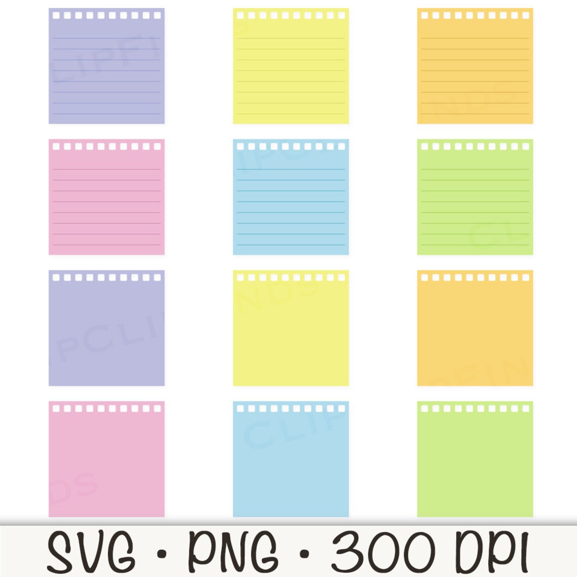 Post Note Catd Post Notes Clipart, Doodle Notes PNG, Sticky Notes, Office Notes ...