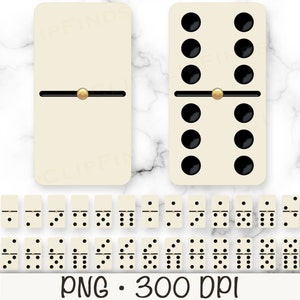 Clipart dominos, dominos PNG, dominos graphiques, téléchargement immédiat