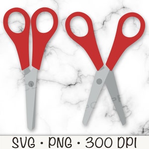 Schere SVG, Schere PNG, rote Schere Clip Art, Schul Schere, digitaler Download